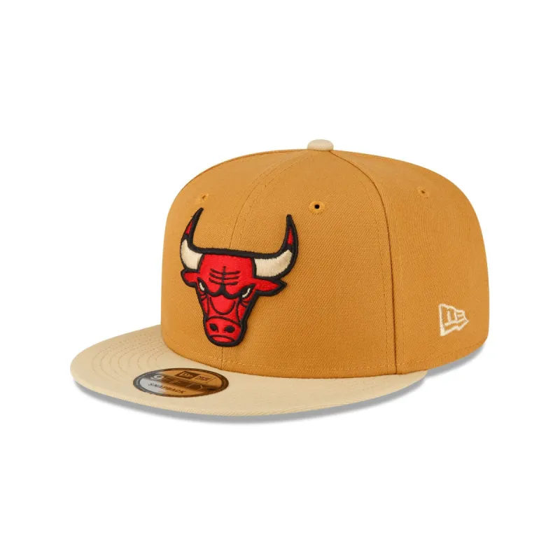 Chicago Bulls Oatmeal 9FIFTY Snapback Hat sold by New Era