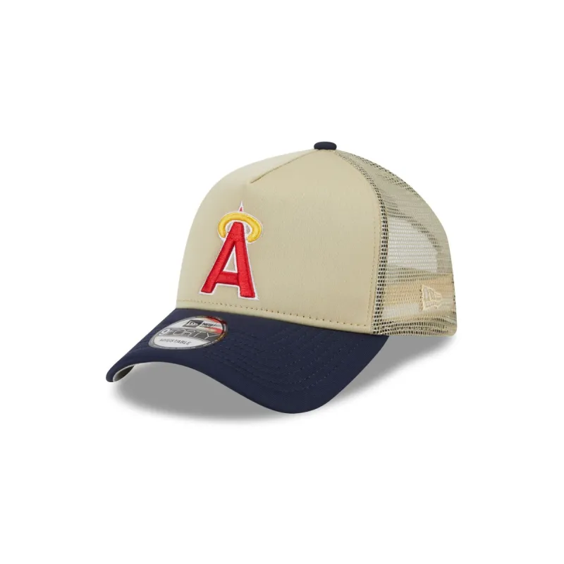 California Angels All Day 9FORTY A-Frame Trucker Hat sold by New Era
