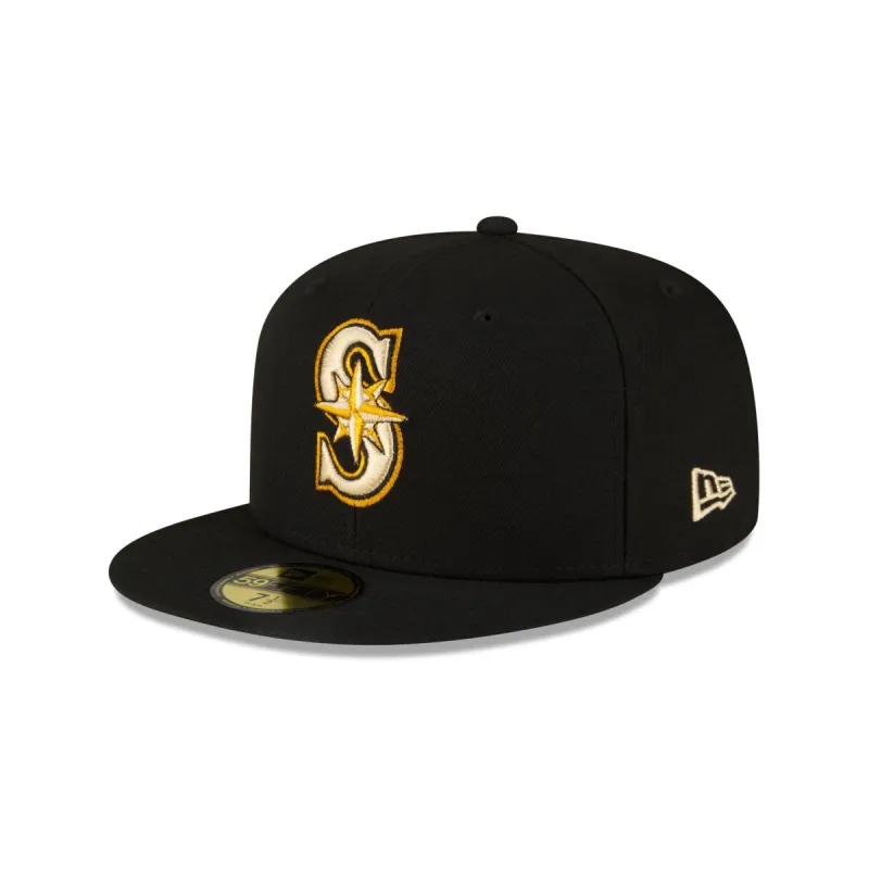 Seattle Mariners Slate 59FIFTY Fitted Hat sold by New Era