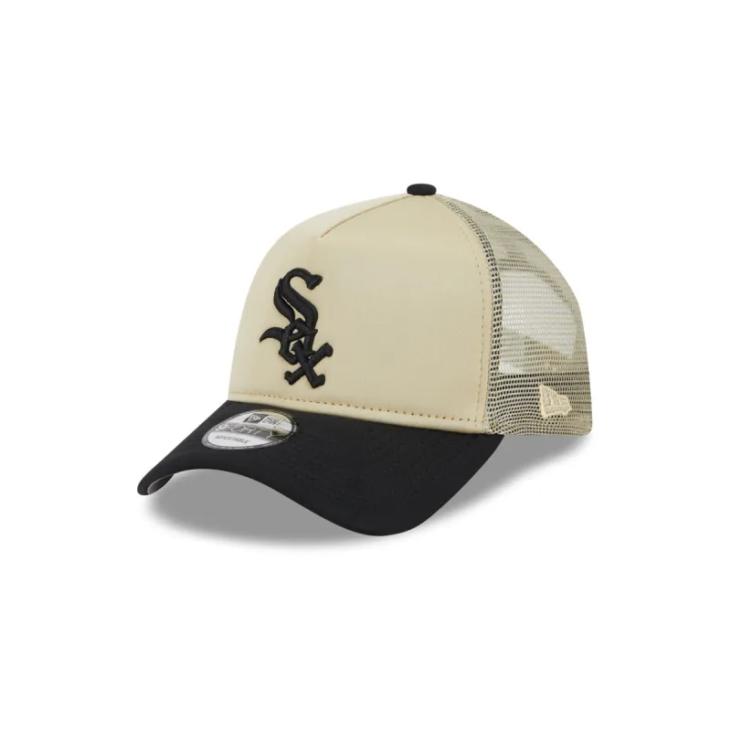 Chicago White Sox All Day 9FORTY A-Frame Trucker Hat sold by New Era