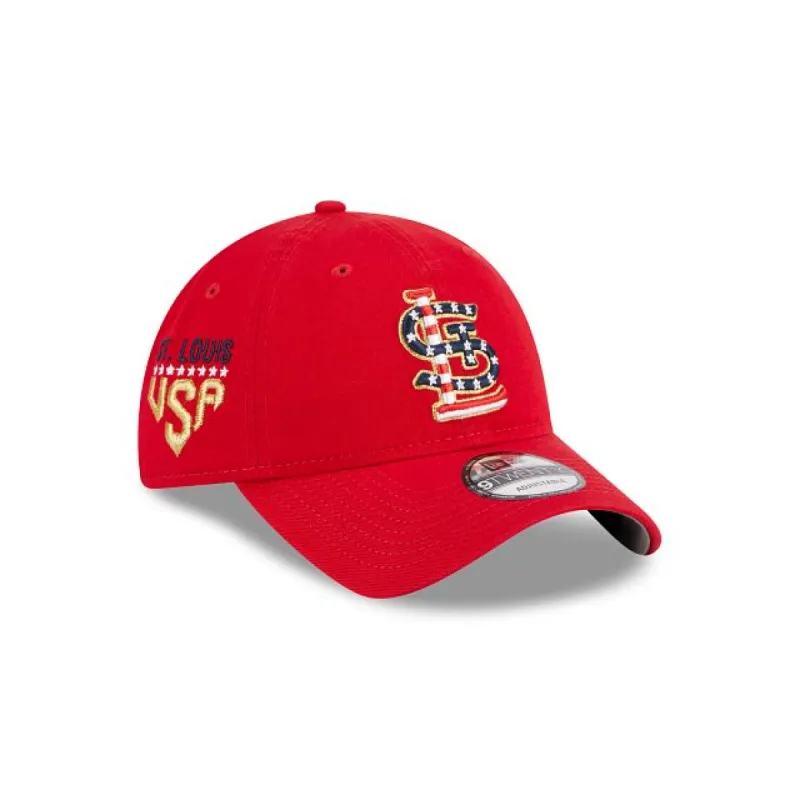 St. Louis Cardinals Independence Day 2023 9TWENTY Adjustable Hat sold by New Era
