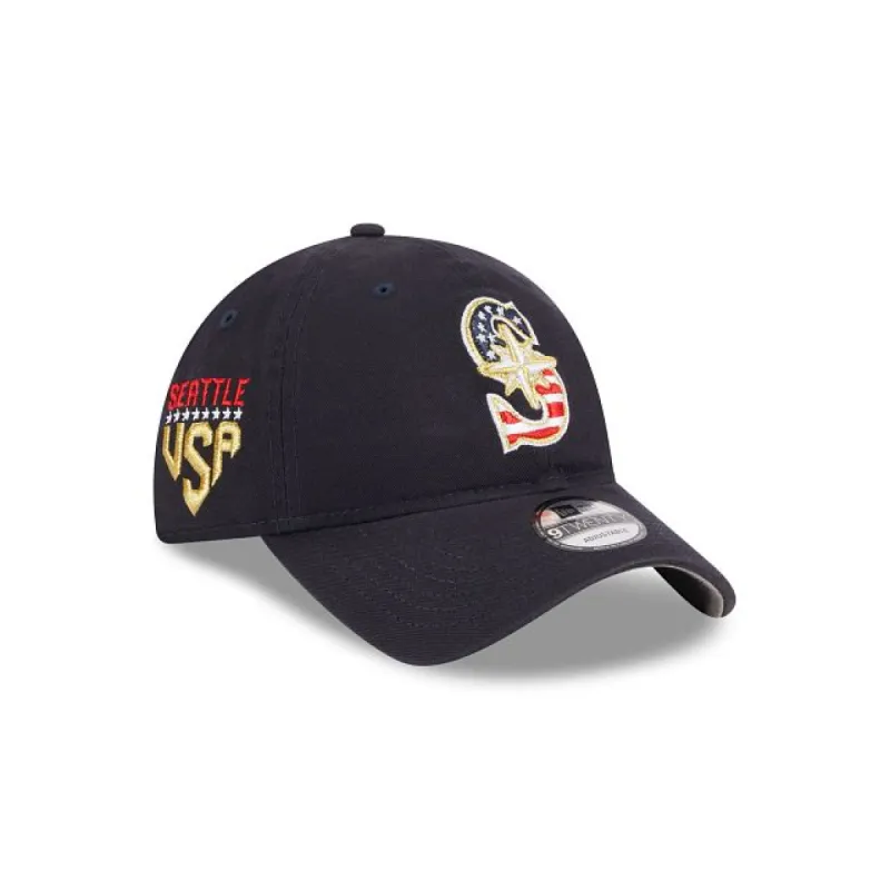Seattle Mariners Independence Day 2023 9TWENTY Adjustable Hat sold by New Era