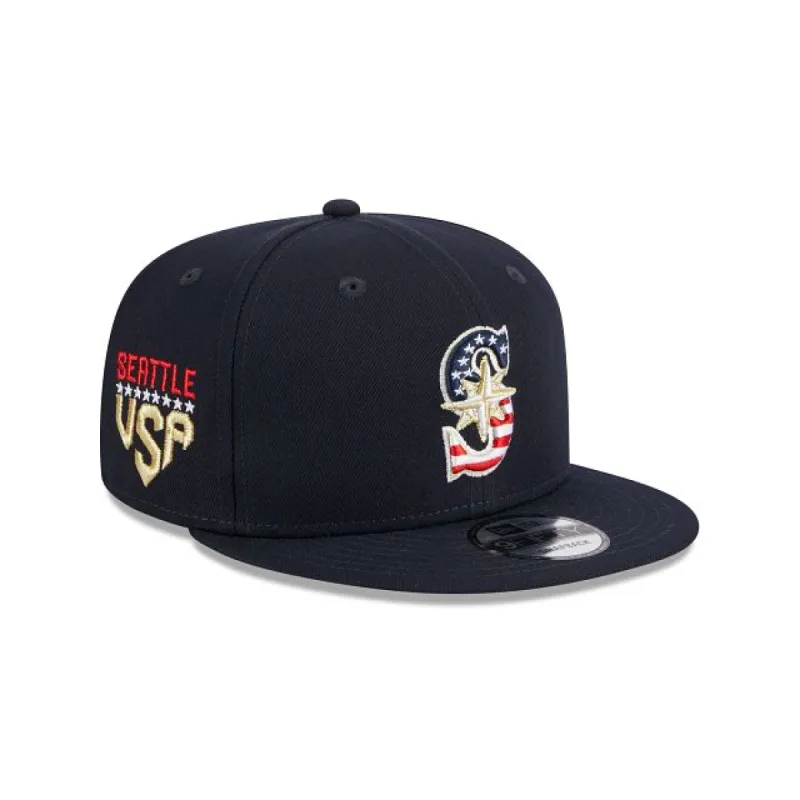 Seattle Mariners Independence Day 2023 9FIFTY Snapback Hat sold by New Era