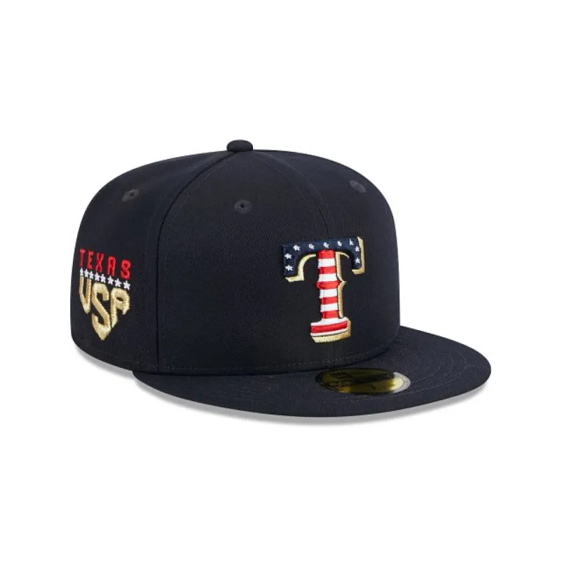 Texas Rangers Independence Day 2023 59FIFTY Fitted Hat sold by New Era