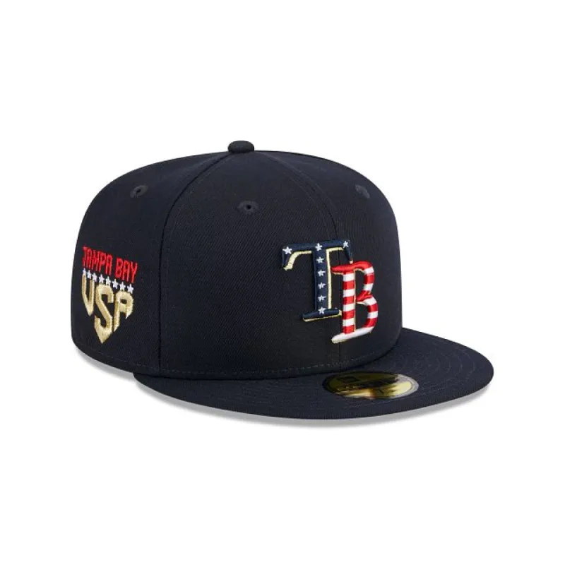 Tampa Bay Rays Independence Day 2023 59FIFTY Fitted Hat sold by New Era