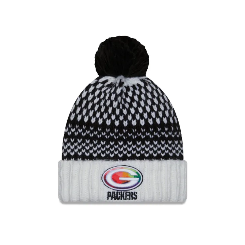 Green Bay Packers 2023 Crucial Catch Women's Pom Knit Hat sold by New Era