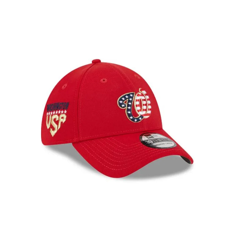 Washington Nationals Independence Day 2023 39THIRTY Stretch Fit Hat sold by New Era