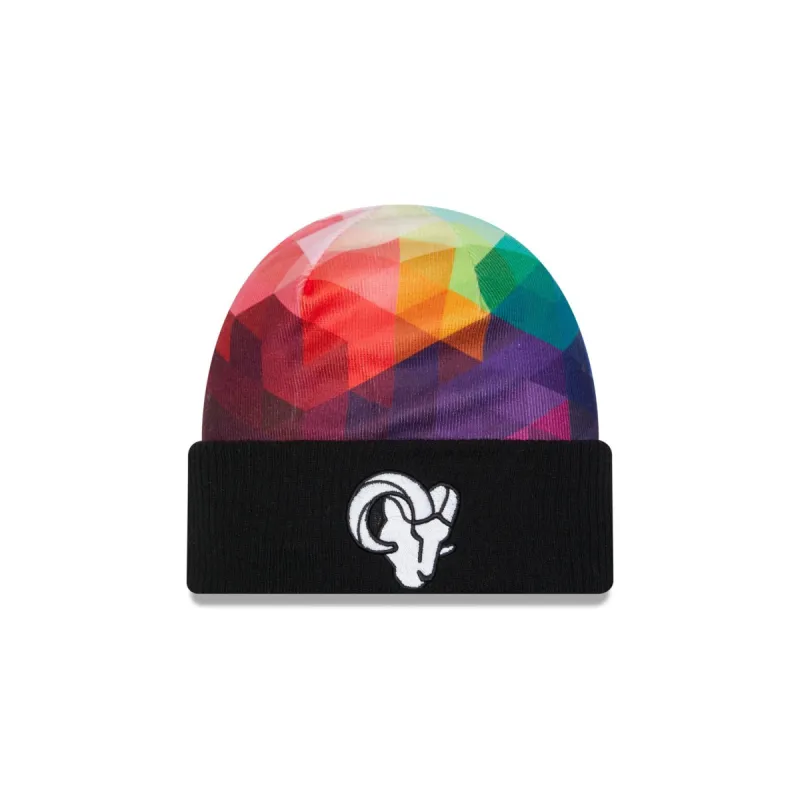 Los Angeles Rams 2023 Crucial Catch Knit Hat sold by New Era