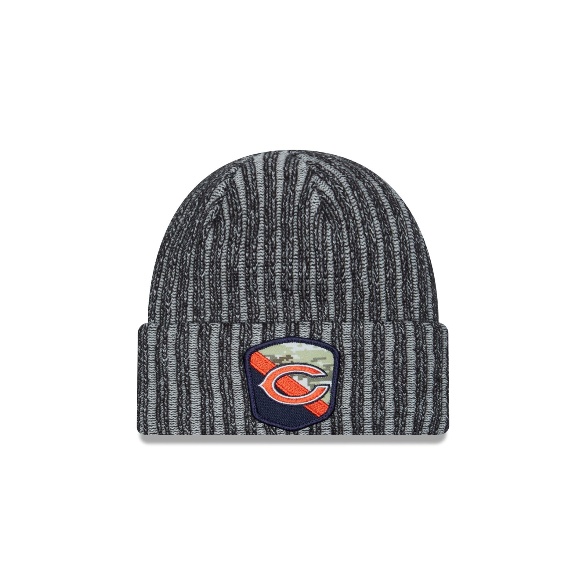 Chicago Bears 2023 Salute to Service Knit Hat sold by New Era