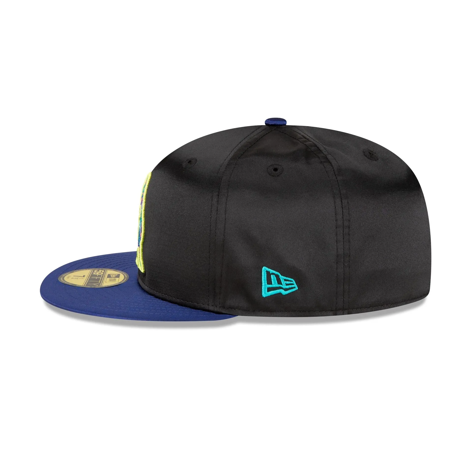 Hillsboro Hops Black Satin 59FIFTY Fitted Hat sold by New Era product image thumbnail 5