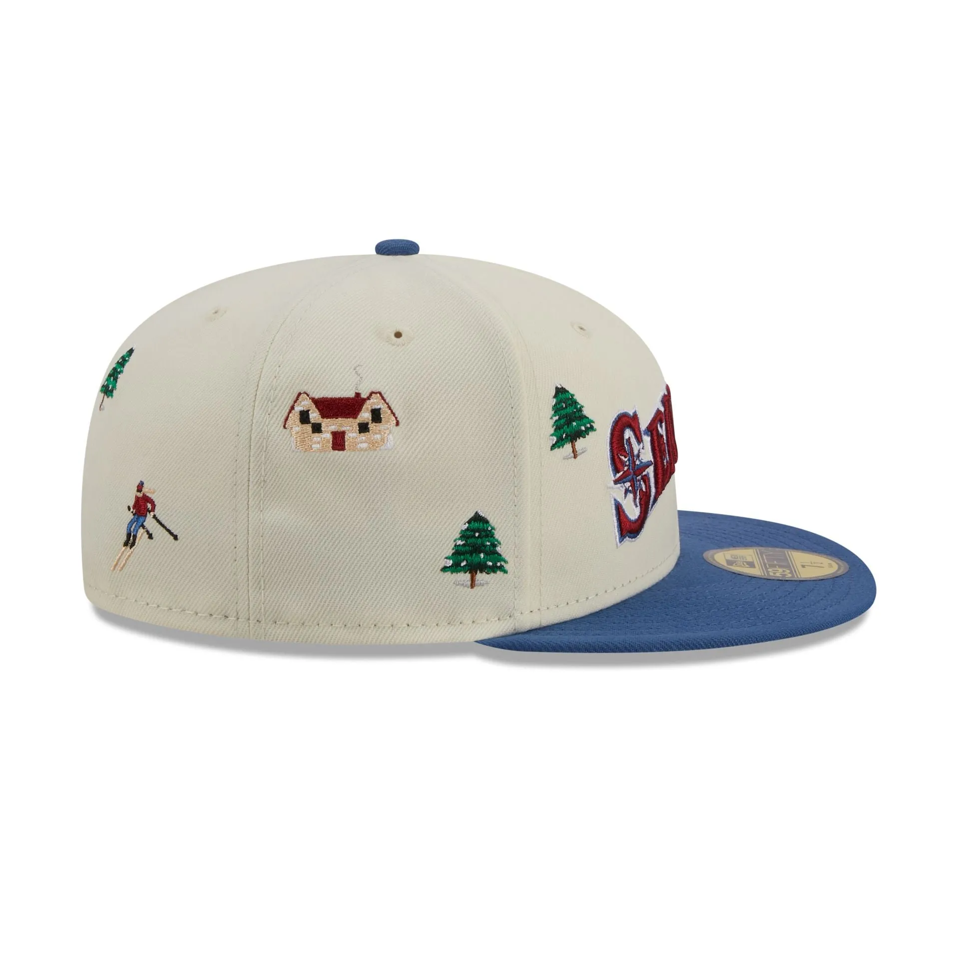 Seattle Mariners Snowbound 59FIFTY Fitted Hat sold by New Era product image thumbnail 5