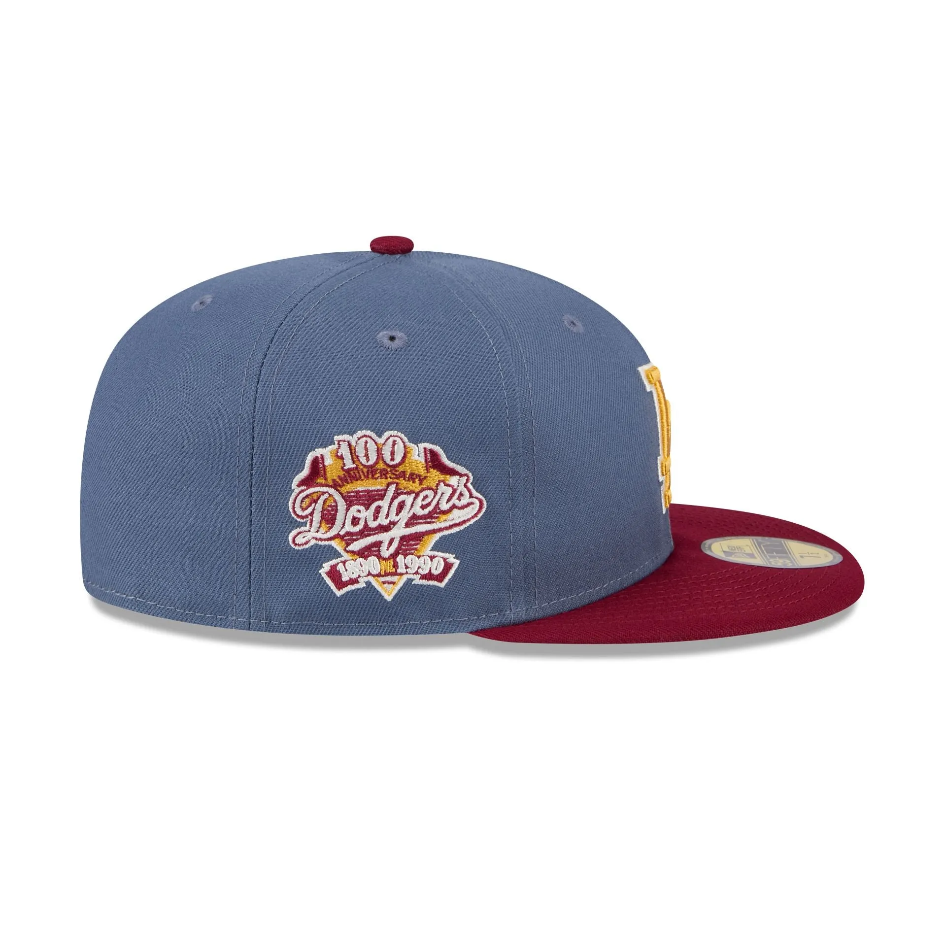 Los Angeles Dodgers Deep Blue 59FIFTY Fitted Hat sold by New Era product image thumbnail 4