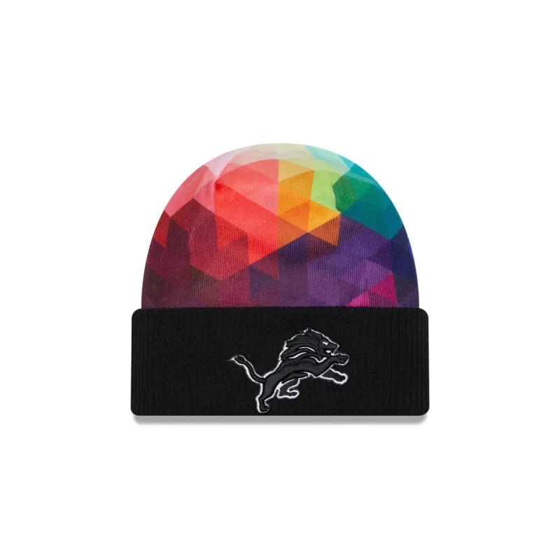 Detroit Lions 2023 Crucial Catch Knit Hat sold by New Era