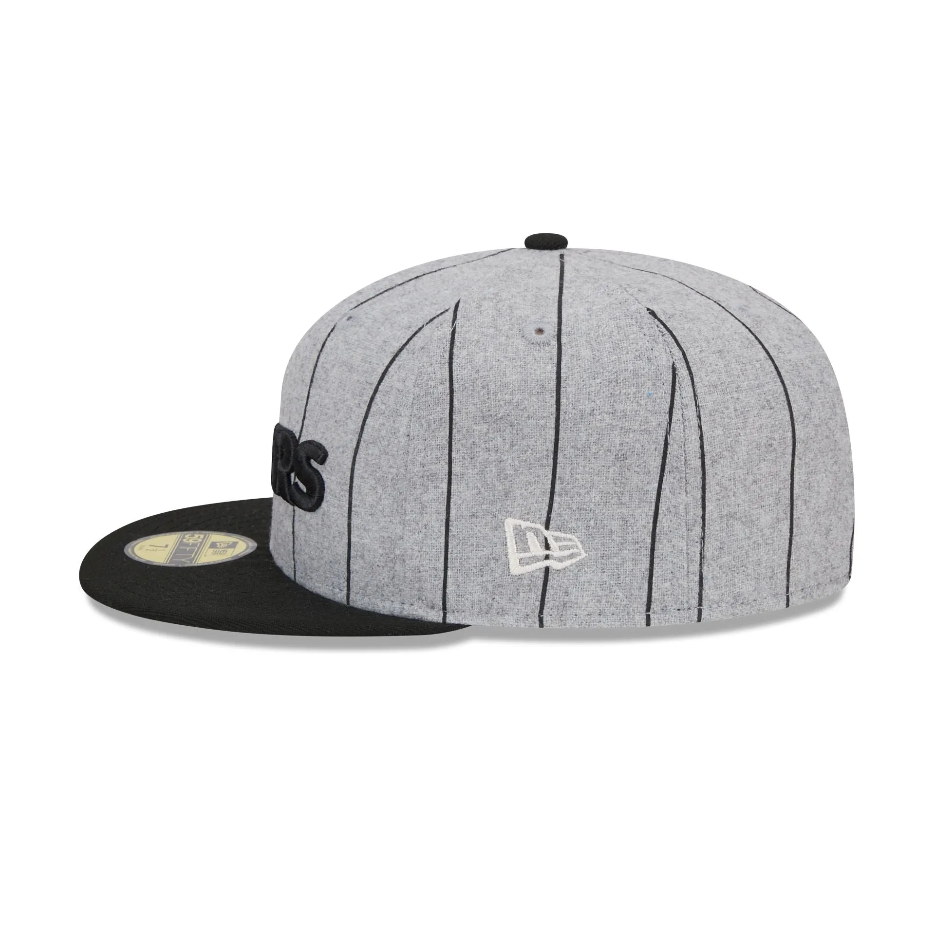 Las Vegas Raiders Heather Pinstripe 59FIFTY Fitted Hat sold by New Era product image thumbnail 4