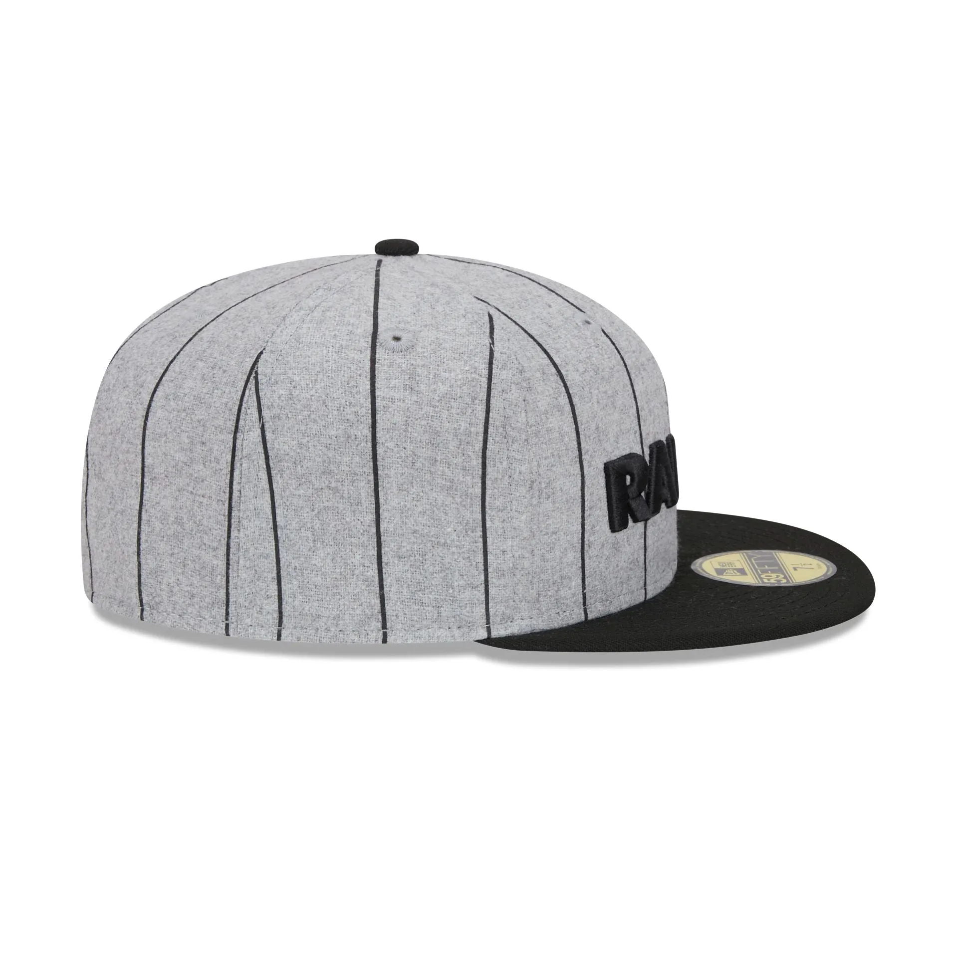 Las Vegas Raiders Heather Pinstripe 59FIFTY Fitted Hat sold by New Era product image thumbnail 5