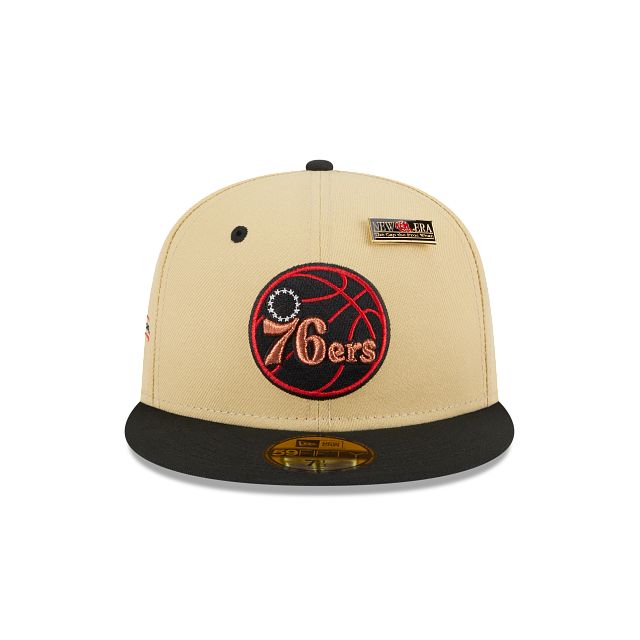 Philadelphia 76ers Tan 59FIFTY Fitted Hat sold by New Era product image thumbnail 2