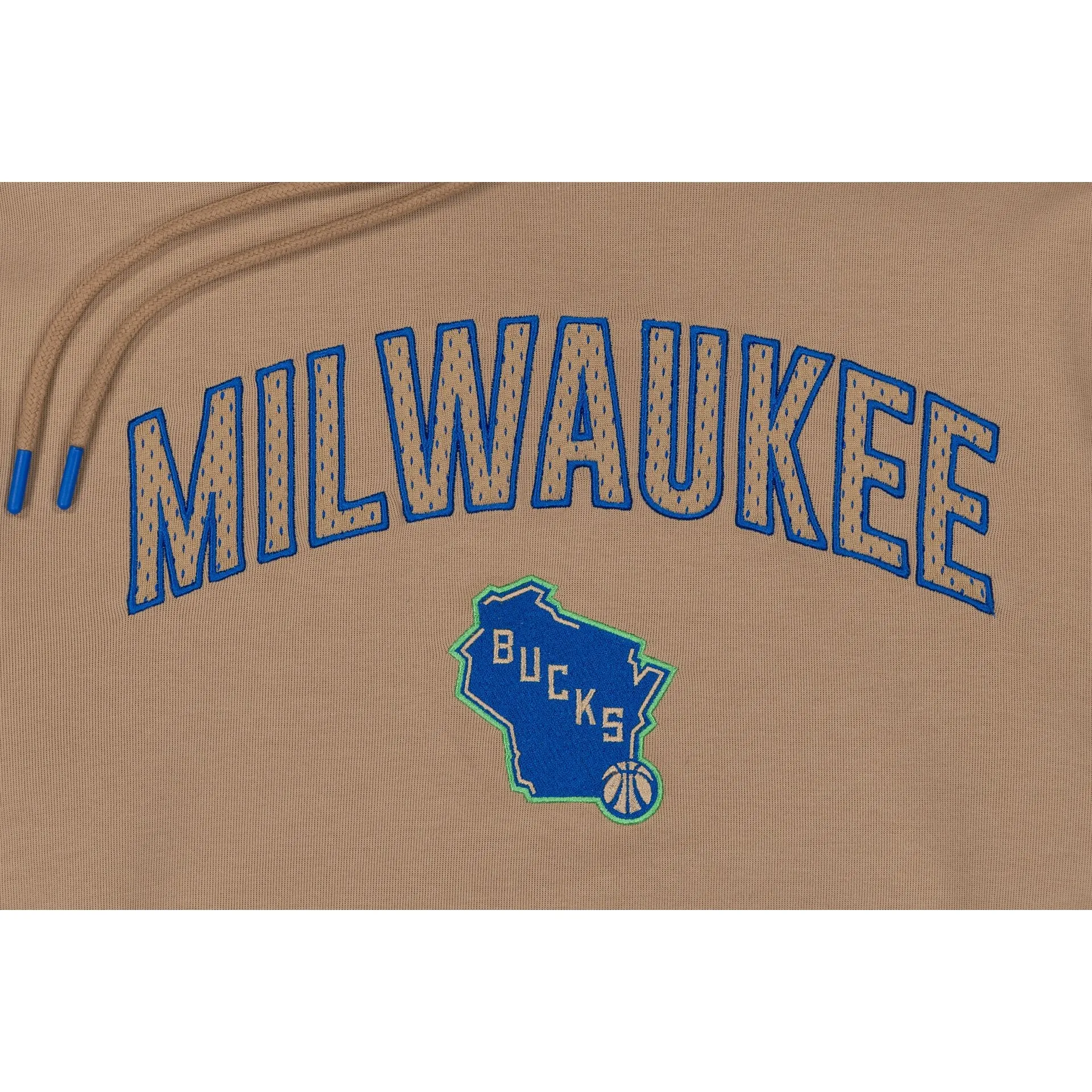 Milwaukee Bucks 2023 City Edition Tan Hoodie sold by New Era product image thumbnail 4