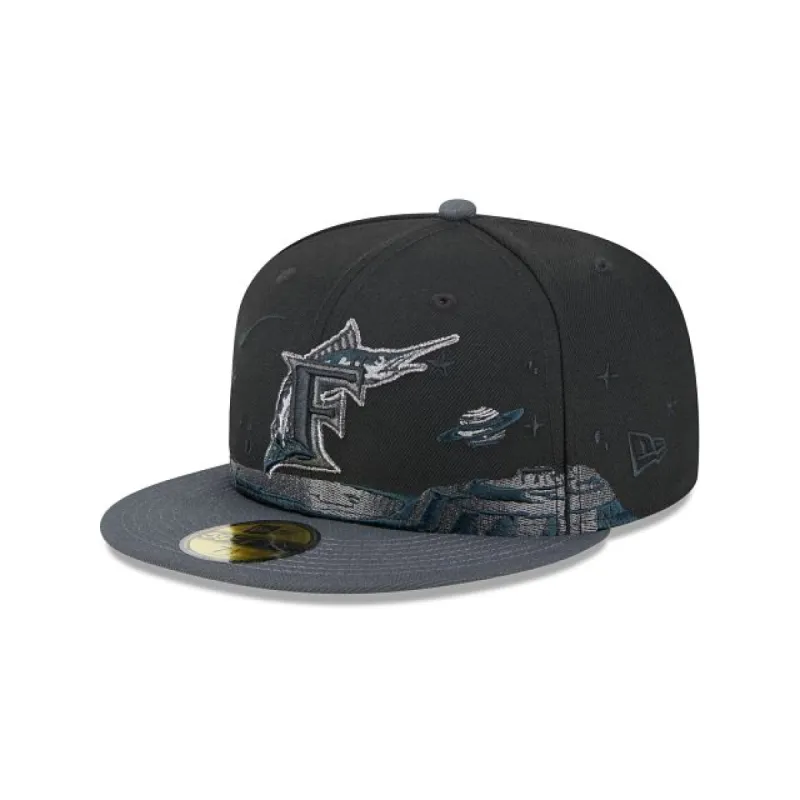 Miami Marlins Planetary 59FIFTY Fitted Hat sold by New Era