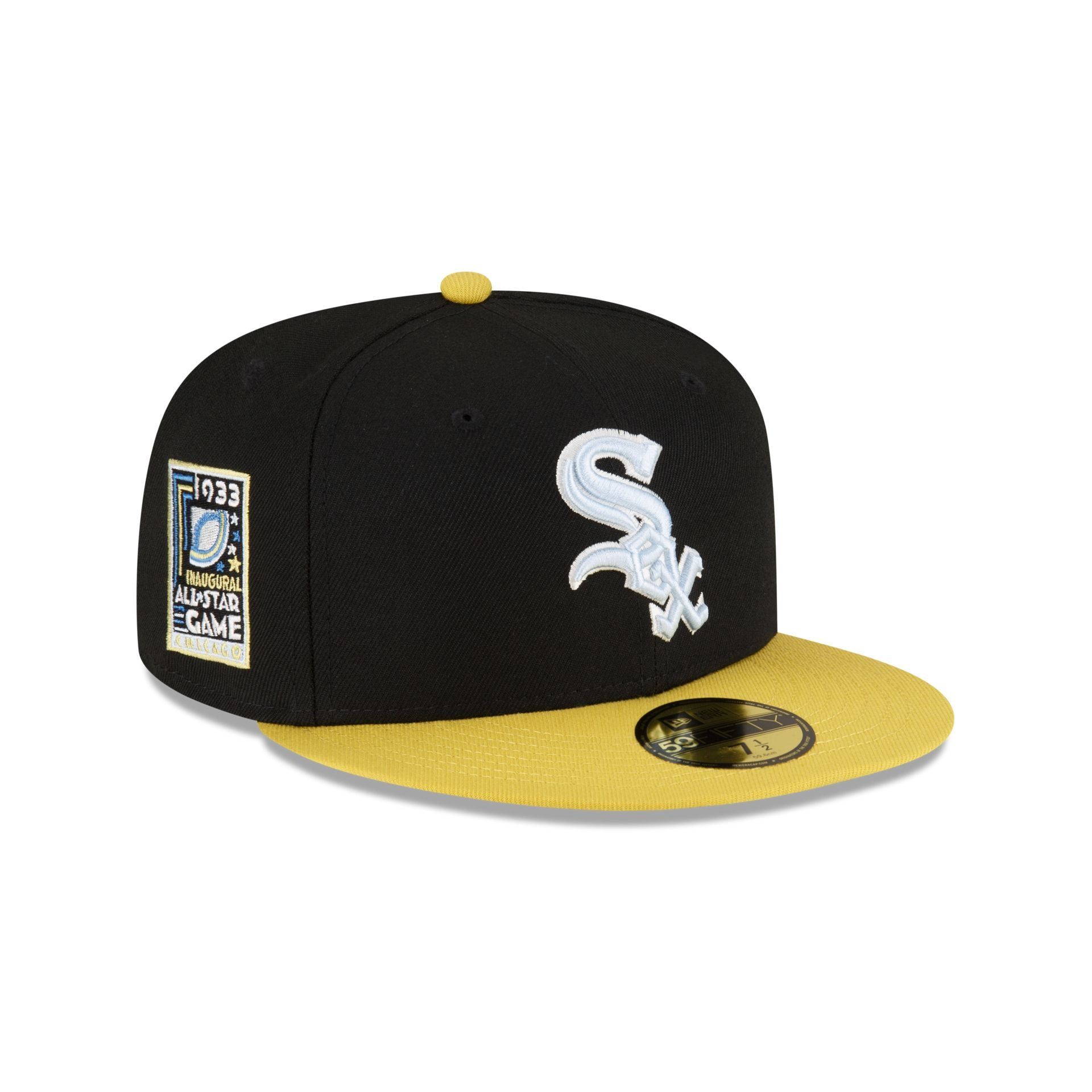 Chicago White Sox Chartreuse Visor 59FIFTY Fitted Hat sold by New Era