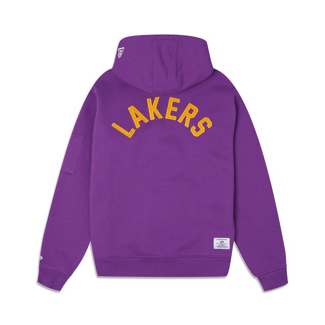 Alpha Industries X Los Angeles Lakers Zipper Hoodie sold by New Era product image thumbnail 2