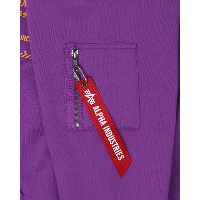 Alpha Industries X Los Angeles Lakers Zipper Hoodie sold by New Era product image thumbnail 4