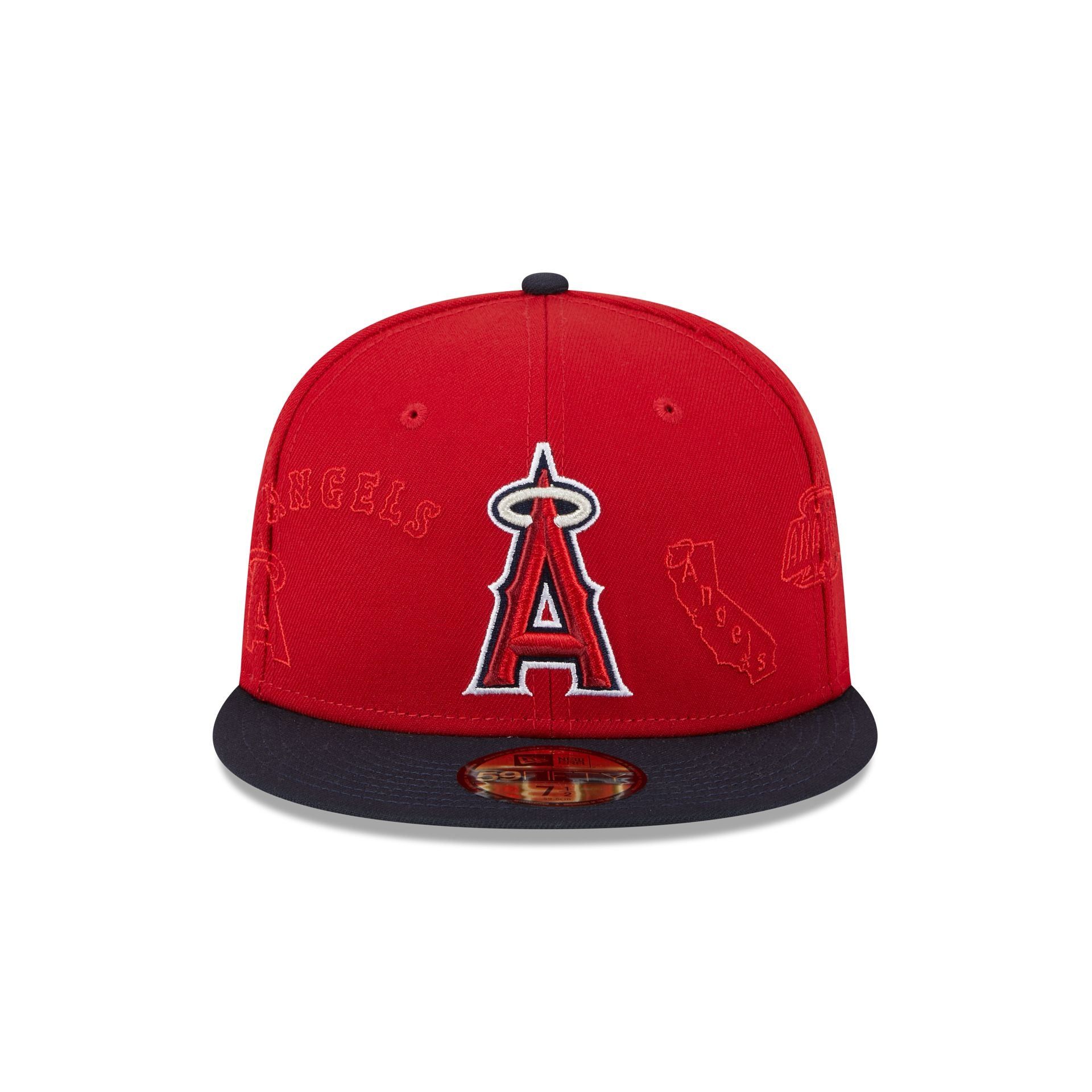 Los Angeles Angels Multi Logo 59FIFTY Fitted Hat sold by New Era product image thumbnail 2