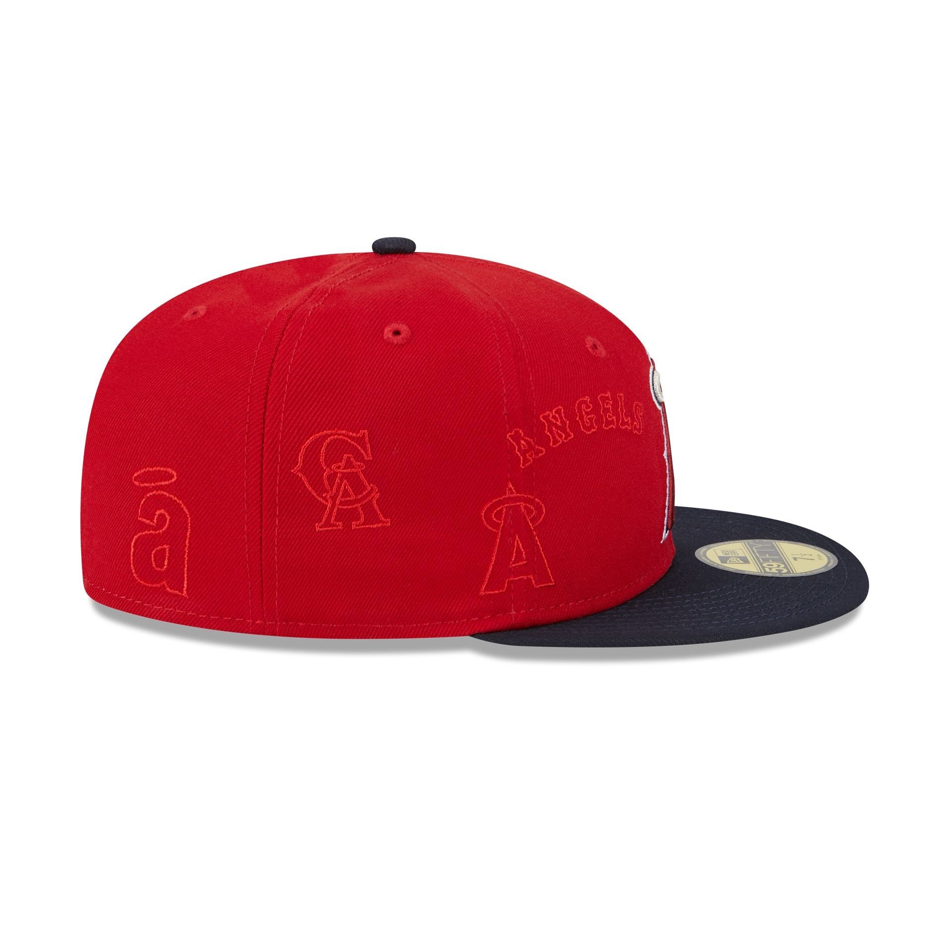 Los Angeles Angels Multi Logo 59FIFTY Fitted Hat sold by New Era product image thumbnail 5