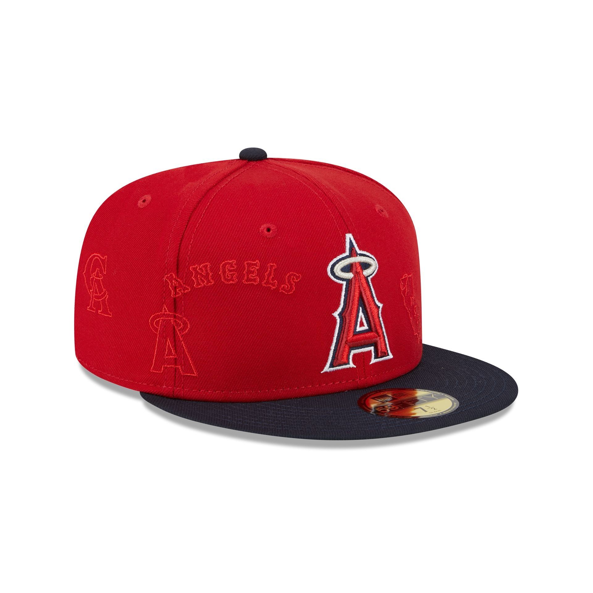 Los Angeles Angels Multi Logo 59FIFTY Fitted Hat sold by New Era product image thumbnail 3