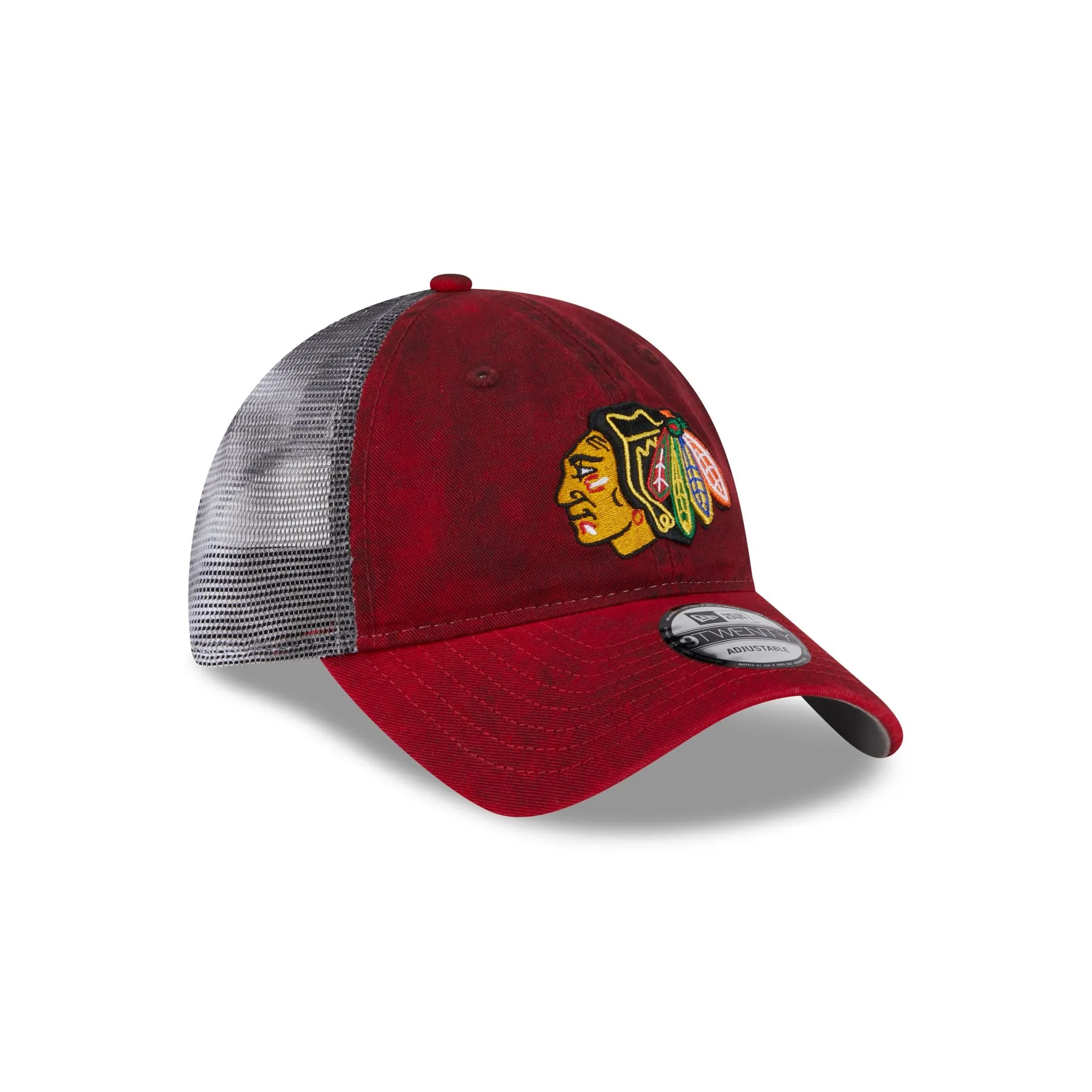Chicago Blackhawks Slick 9TWENTY Trucker Hat sold by New Era product image thumbnail 3