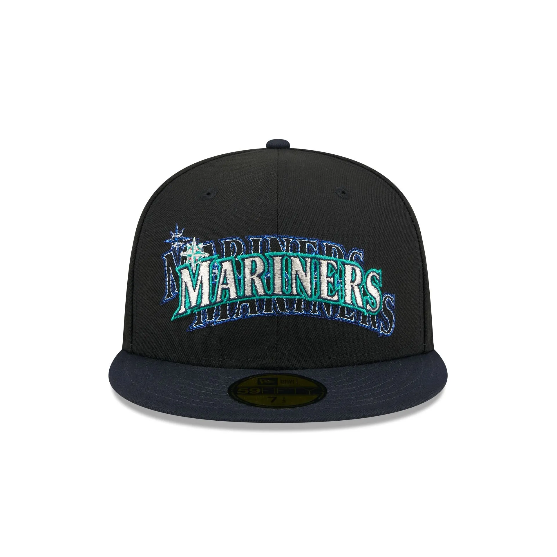 Seattle Mariners Shadow Stitch 59FIFTY Fitted Hat sold by New Era product image thumbnail 2