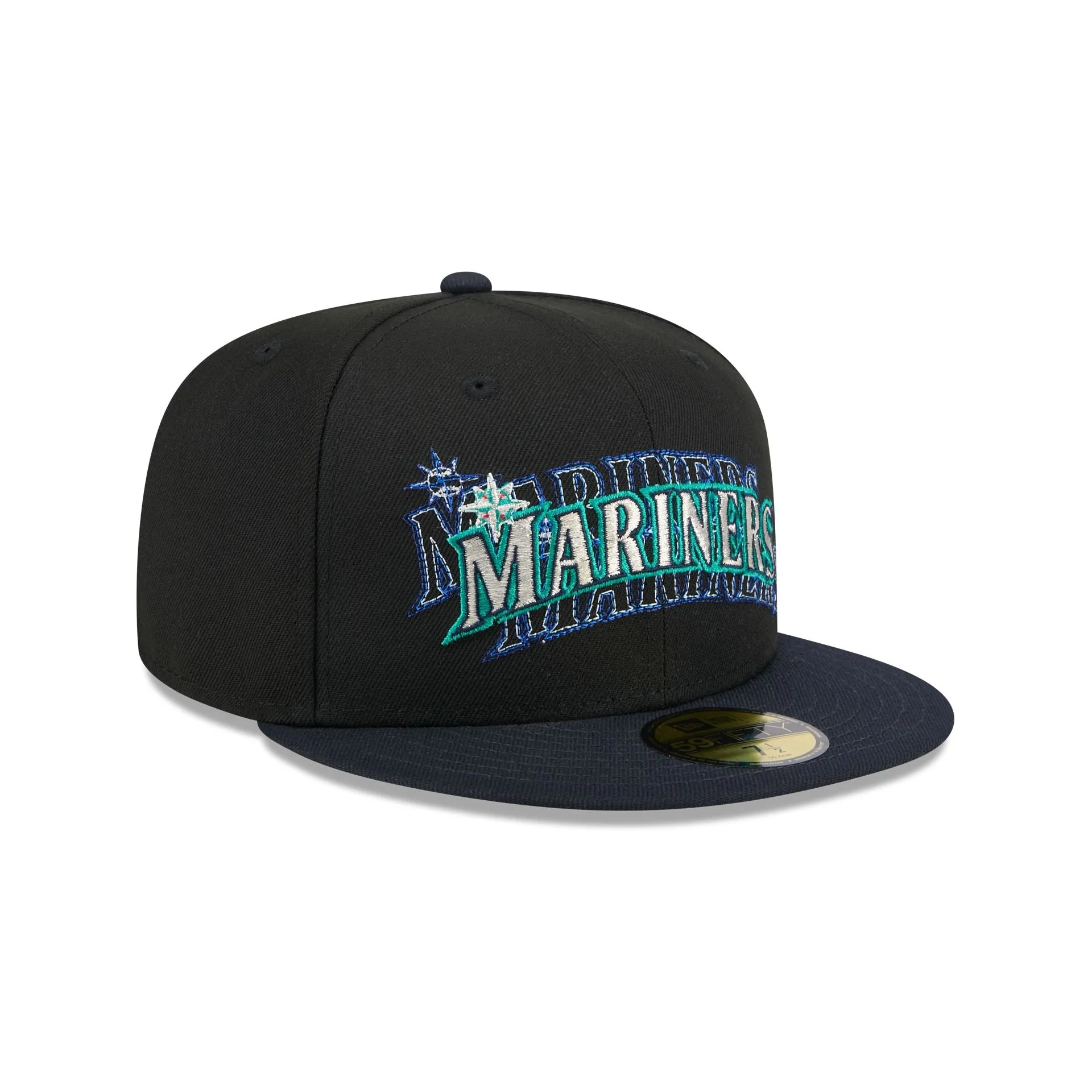 Seattle Mariners Shadow Stitch 59FIFTY Fitted Hat sold by New Era product image thumbnail 3