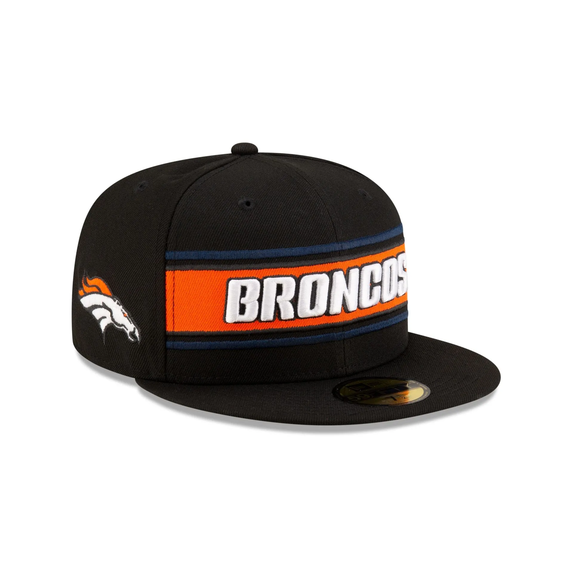 Denver Broncos 2024 Sideline Black 59FIFTY Fitted Hat sold by New Era