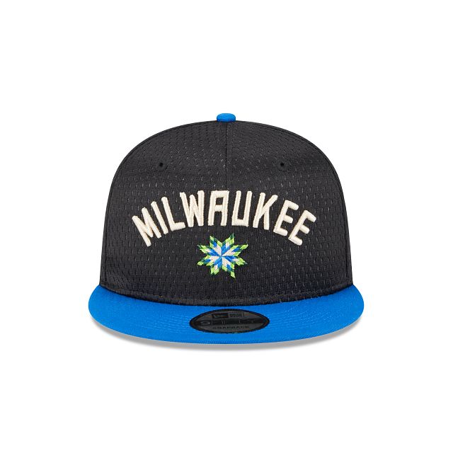 Milwaukee Bucks Mesh Crown 9FIFTY Snapback Hat sold by New Era product image thumbnail 2