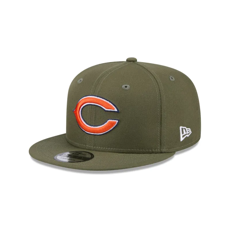 Chicago Bears Olive 9FIFTY Snapback Hat sold by New Era