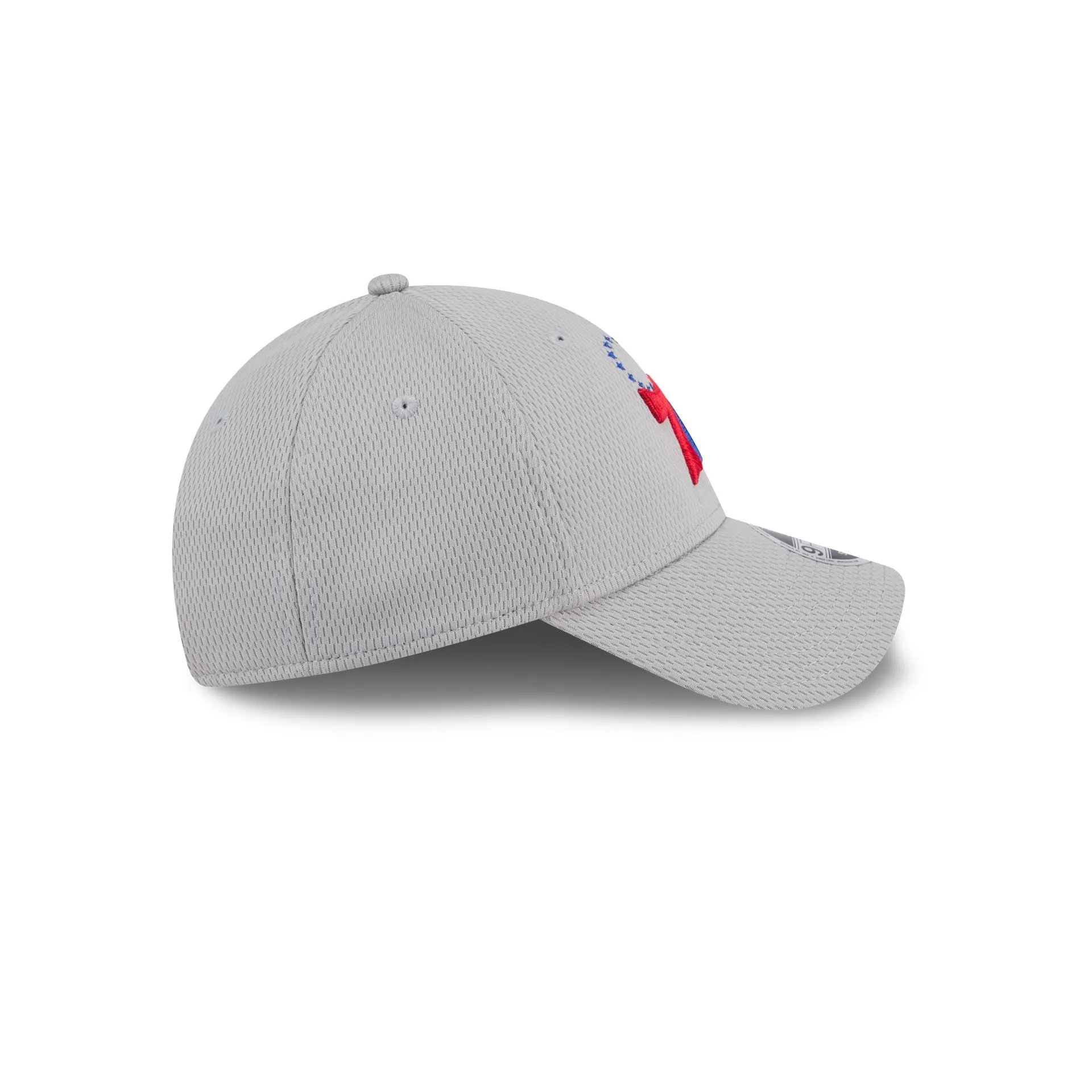 Philadelphia 76ers Gray 9FORTY Stretch-Snap Hat sold by New Era product image thumbnail 5