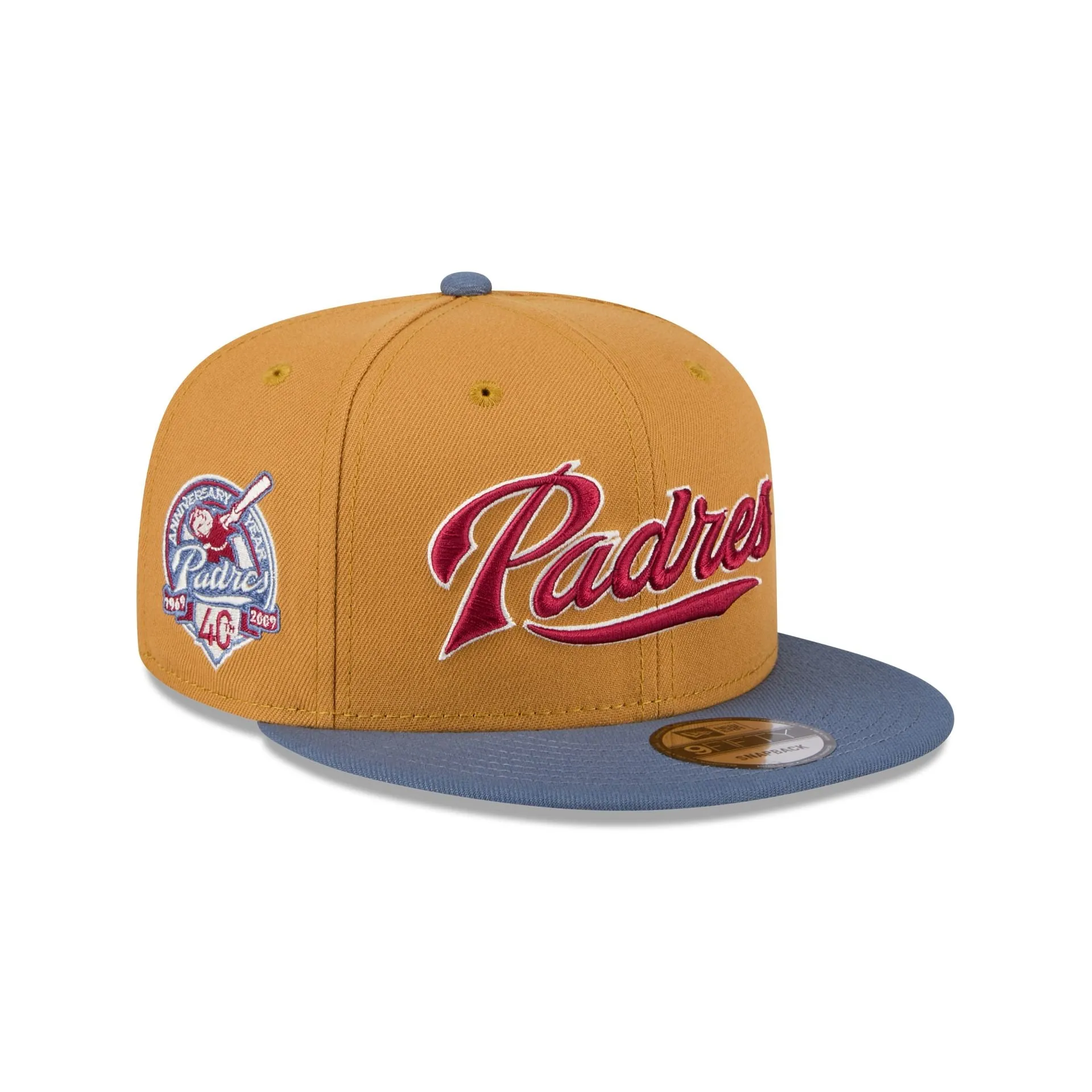San Diego Padres Panama Tan 9FIFTY Snapback Hat sold by New Era