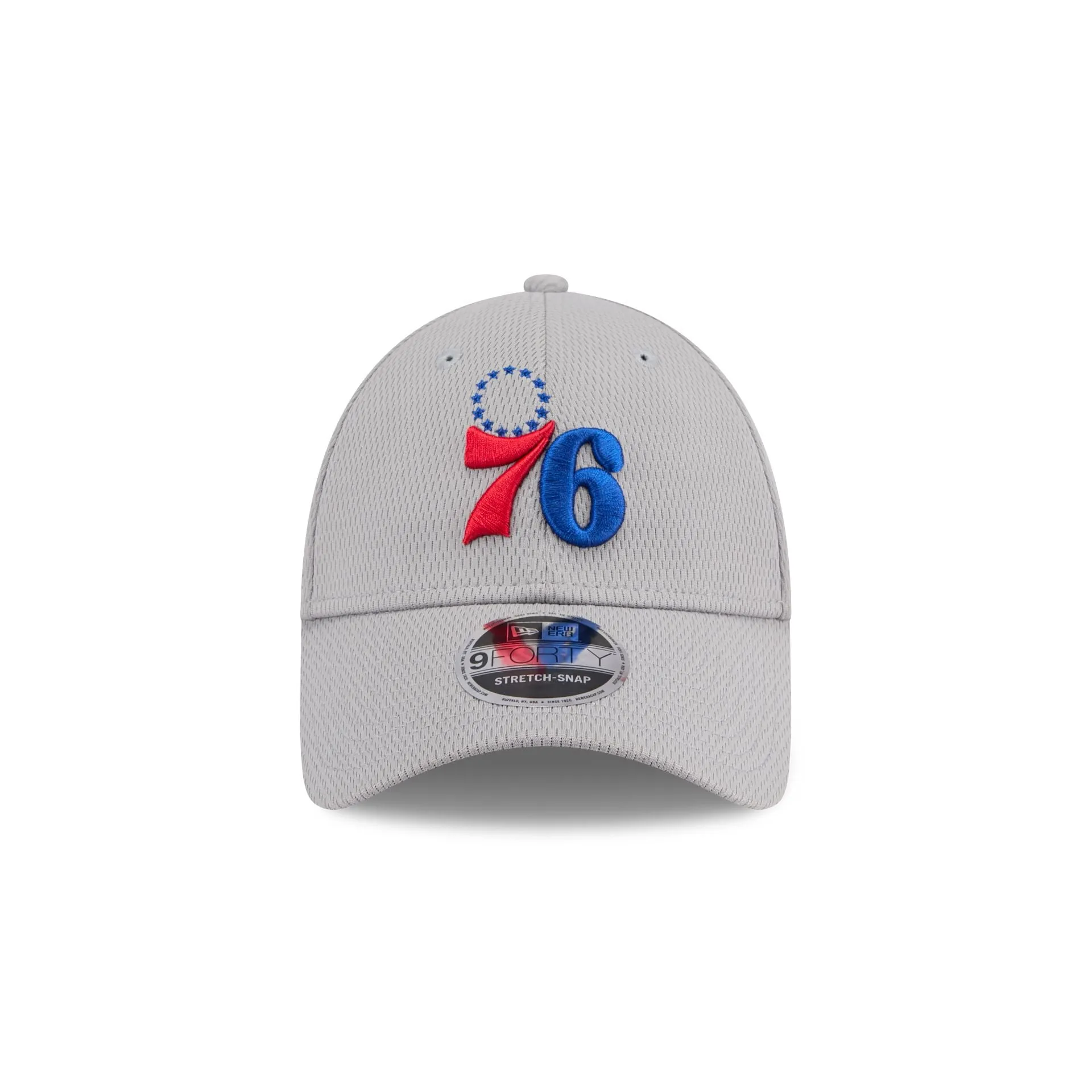 Philadelphia 76ers Gray 9FORTY Stretch-Snap Hat sold by New Era product image thumbnail 2