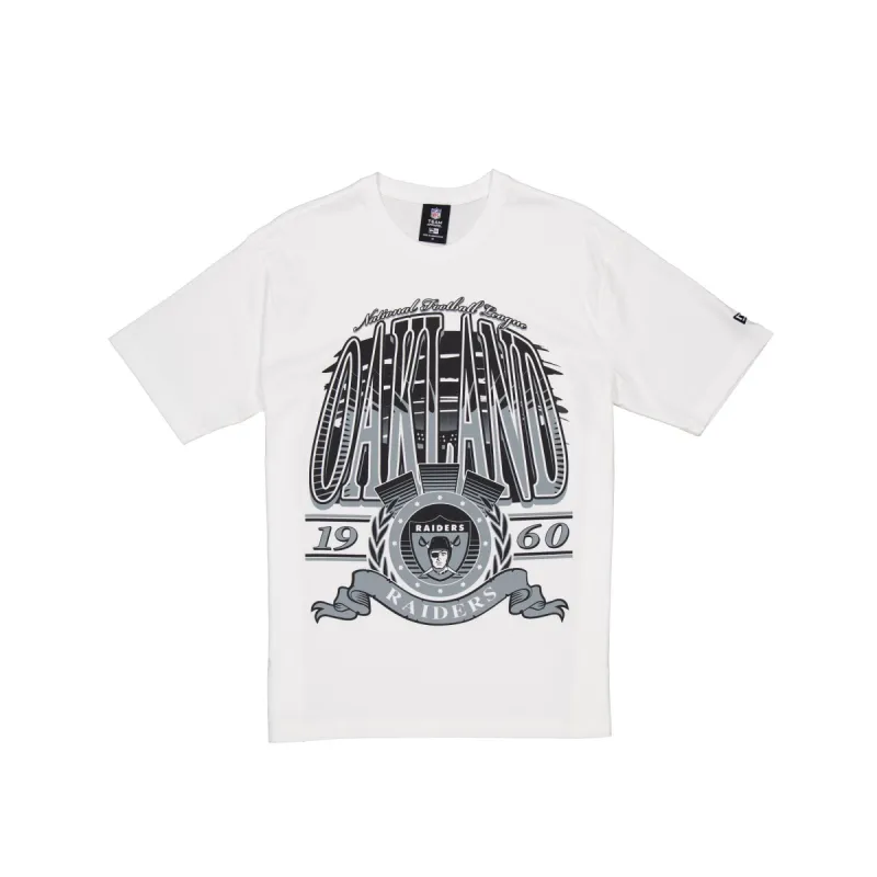 Las Vegas Raiders Sport Classics White T-Shirt sold by New Era