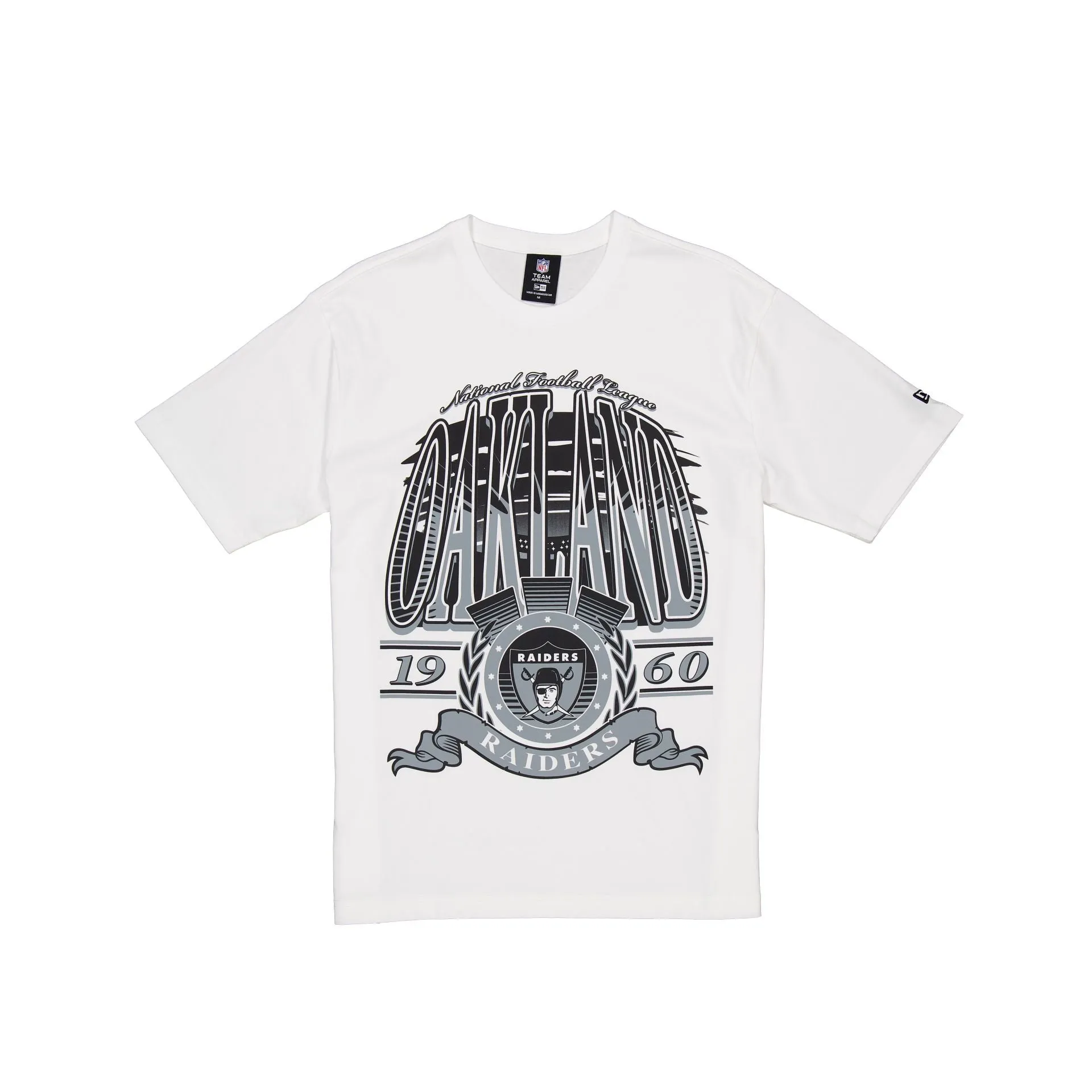 Las Vegas Raiders Sport Classics White T-Shirt sold by New Era