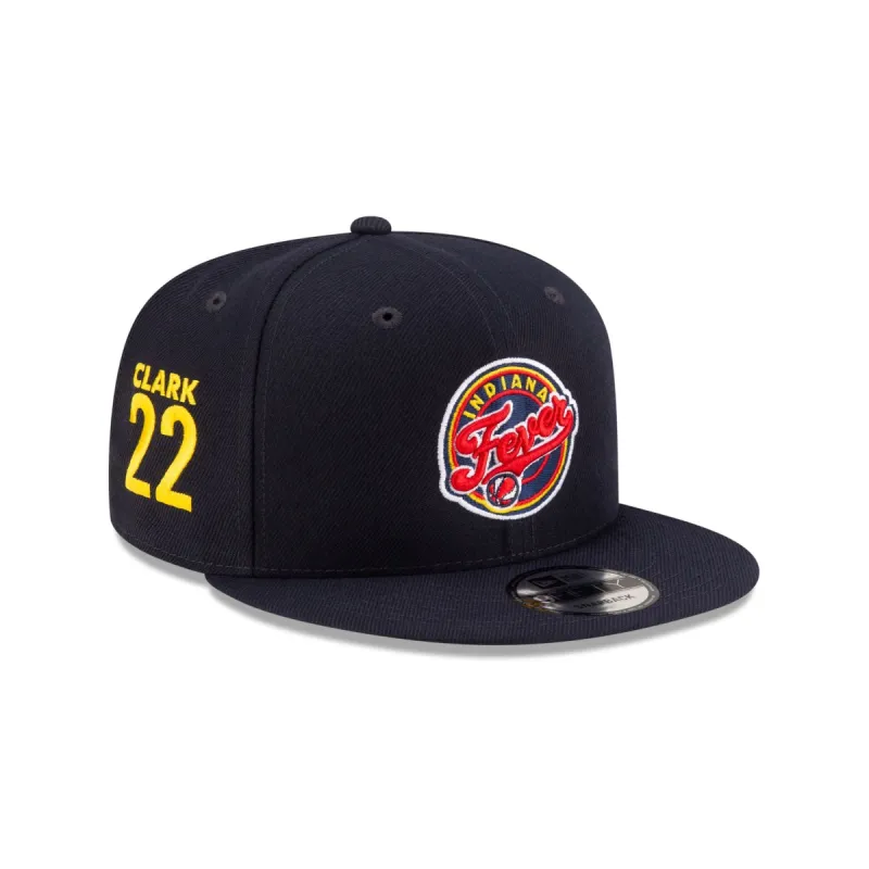 Indiana Fever Caitlin Clark Navy Team 9FIFTY Snapback Hat made by New Era