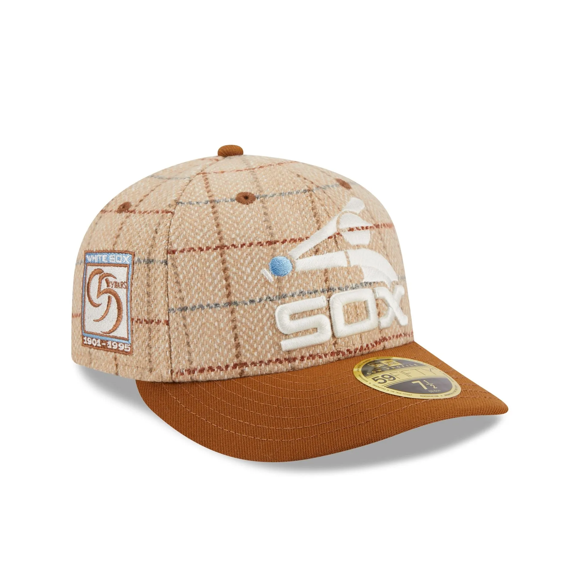 Chicago White Sox Herringbone Check Low Profile 59FIFTY Fitted Hat sold by New Era