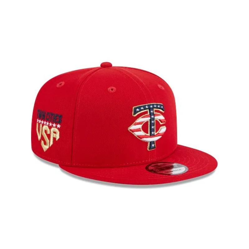 Minnesota Twins Independence Day 2023 9FIFTY Snapback Hat sold by New Era