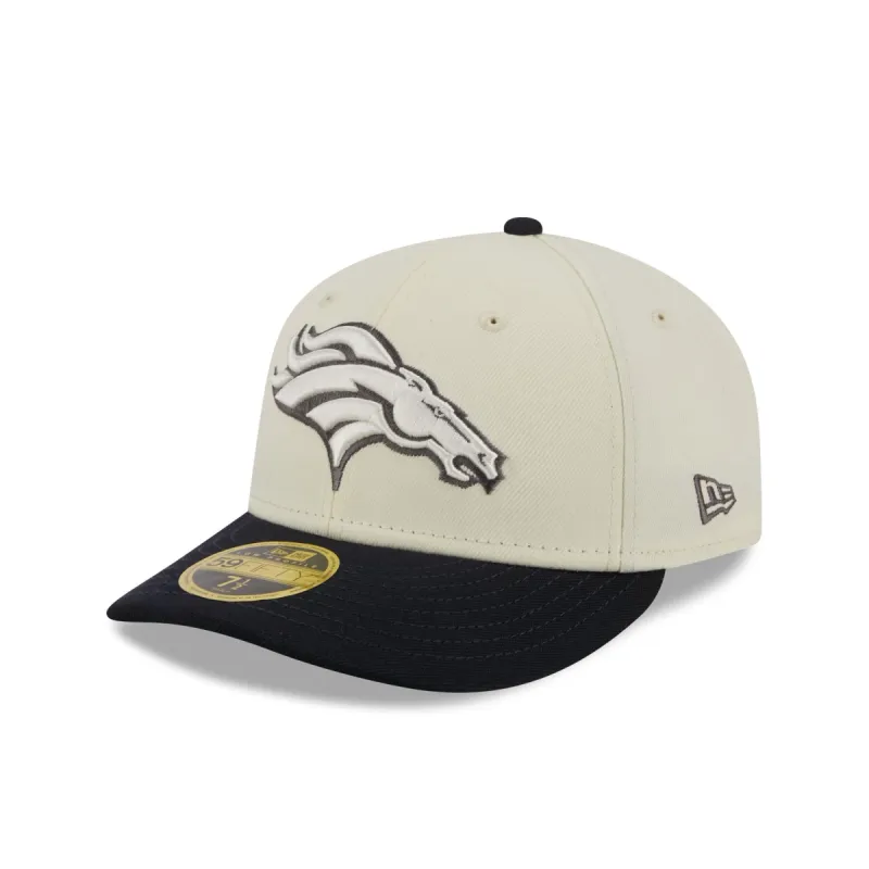 Denver Broncos Chrome Crown Low Profile 59FIFTY Fitted Hat sold by New Era