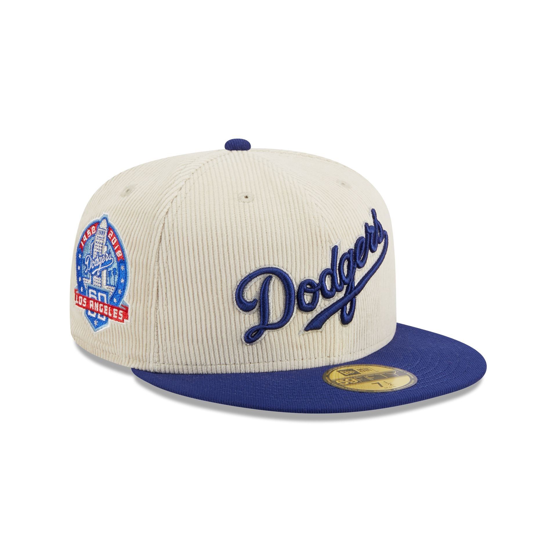 Los Angeles Dodgers Cord Classic 59FIFTY Fitted Hat sold by New Era