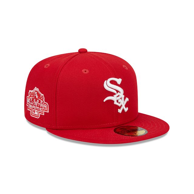 Chicago White Sox Red 59FIFTY Fitted Hat sold by New Era