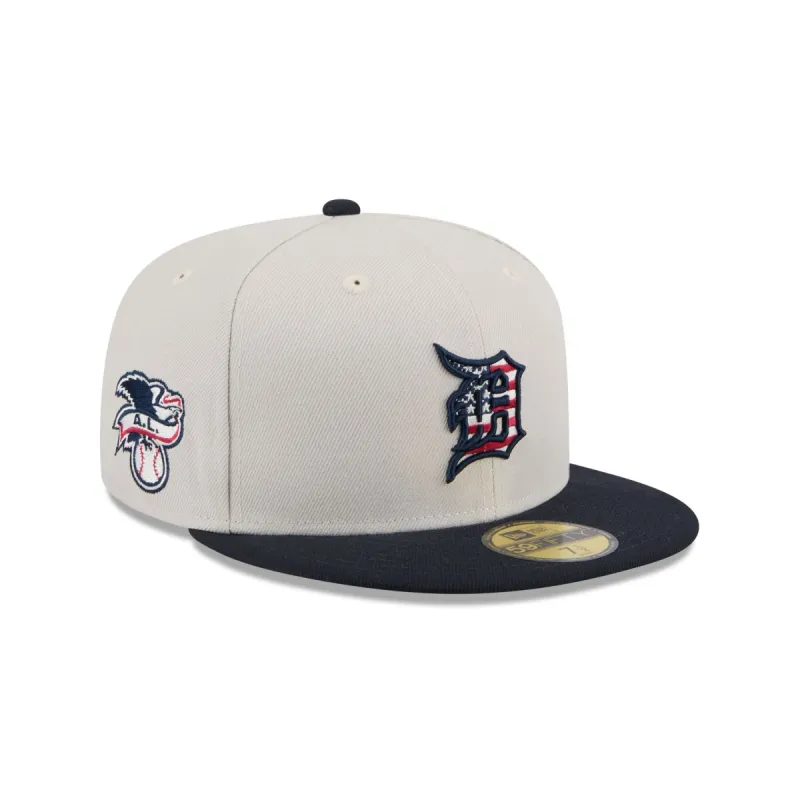 Detroit Tigers Independence Day 2024 59FIFTY Fitted Hat sold by New Era