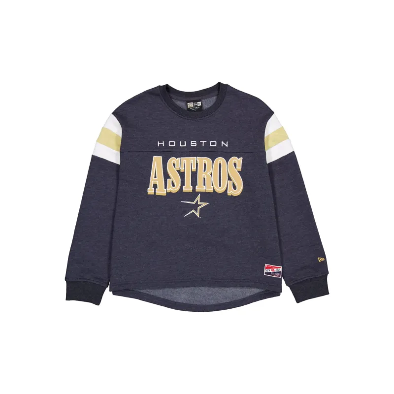 Houston Astros Throwback Women's Crewneck sold by New Era