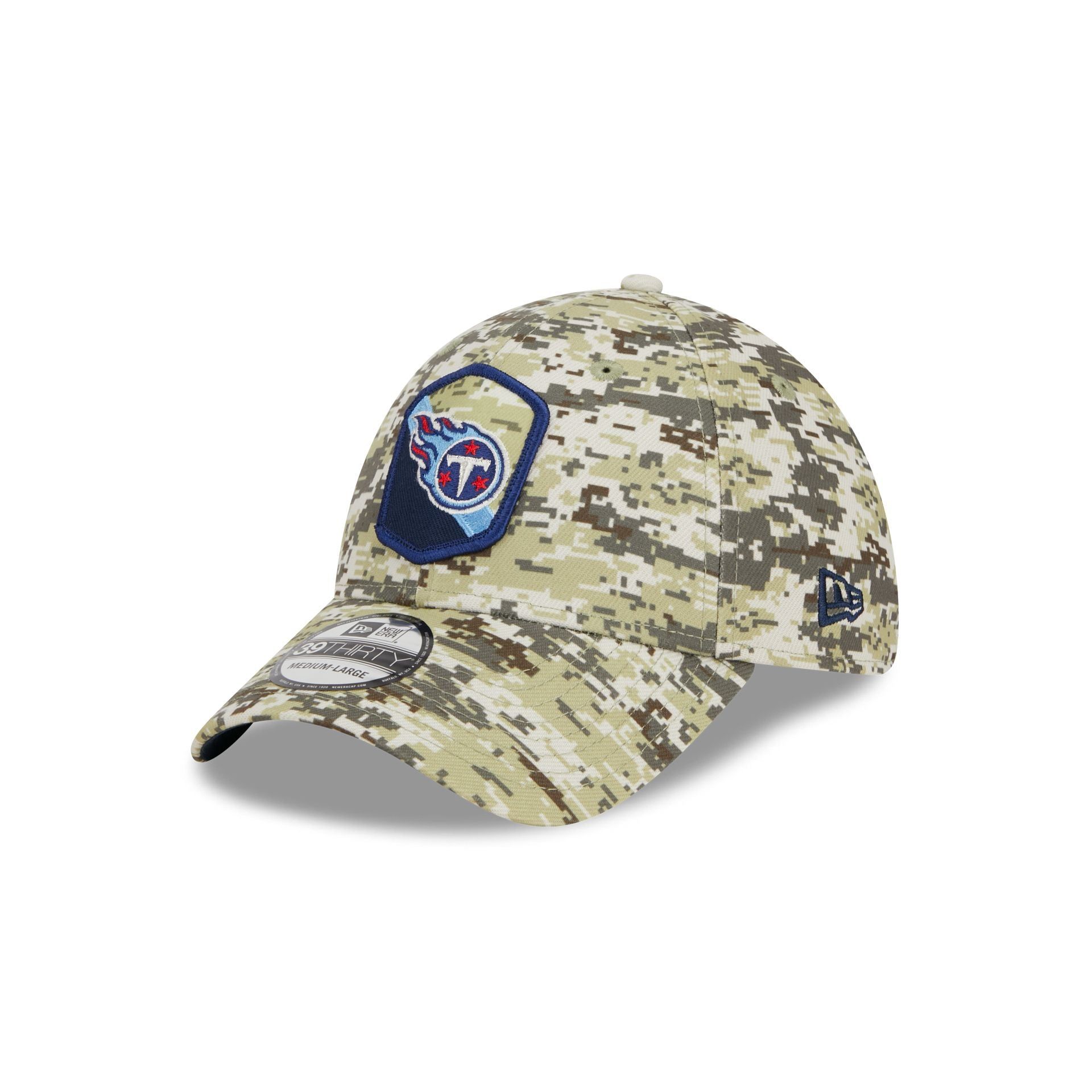 Tennessee Titans 2023 Salute to Service Camo 39THIRTY Stretch Fit Hat sold by New Era product image thumbnail 3