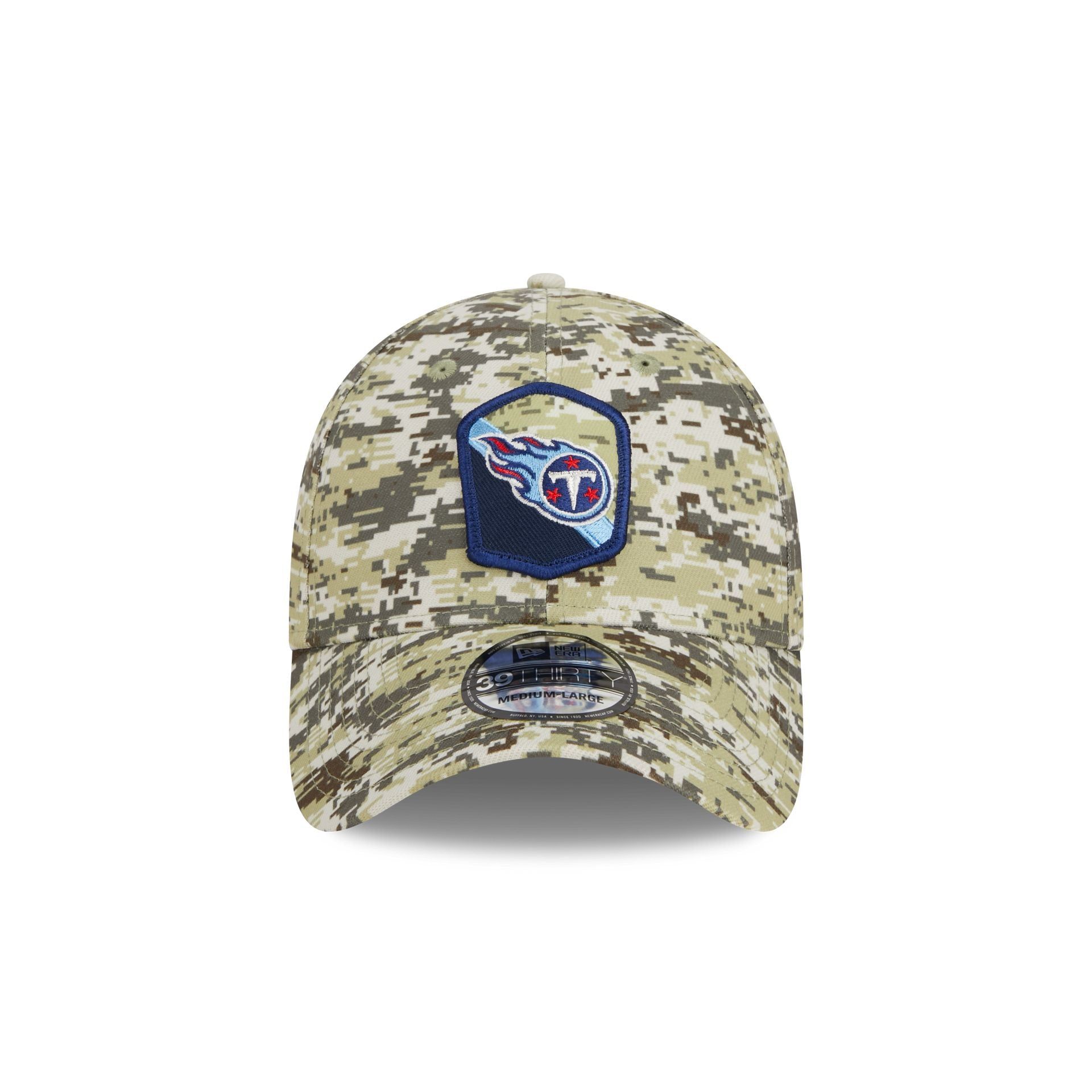 Tennessee Titans 2023 Salute to Service Camo 39THIRTY Stretch Fit Hat sold by New Era product image thumbnail 2