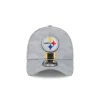 Pittsburgh Steelers 2024 Sideline Gray 39THIRTY Stretch Fit Hat sold by New Era